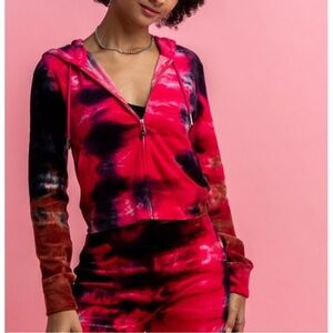 Juicy Couture Cotton Blend Classic Velour Hoodie